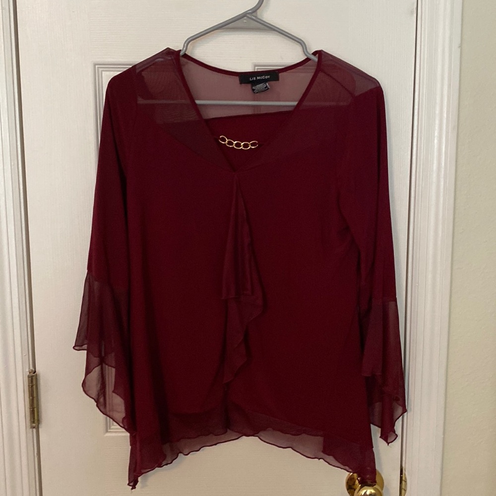 Maroon Blouse